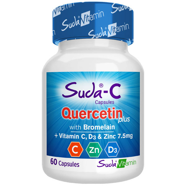 Suda Vitamin Suda C Кверцетин Дополнительное питание 60 капсул