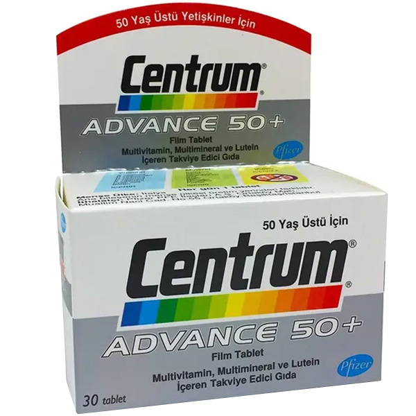 Centrum Advance 50+ 30 пленочных таблеток мультивитаминов