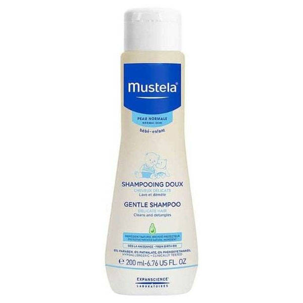 Mustela Gentle Shampoo 200 ML Шампунь для младенцев и детей