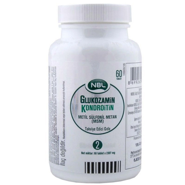 NBL Глюкозамин Хондроитин МСМ 60 таблеток