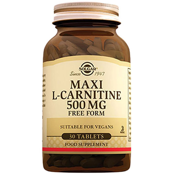 Solgar Maxi L-Carnitine 500 мг 30 таблеток