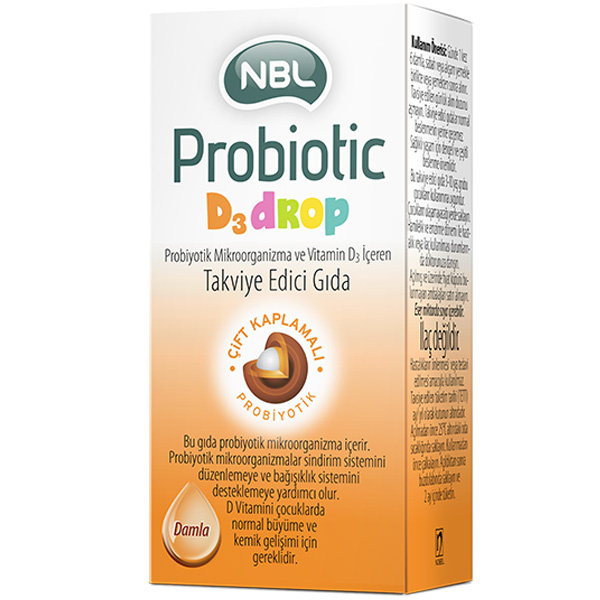 NBL Пробиотик D3drop Дополнительное питание 7,5 мл Пробиотическая добавка