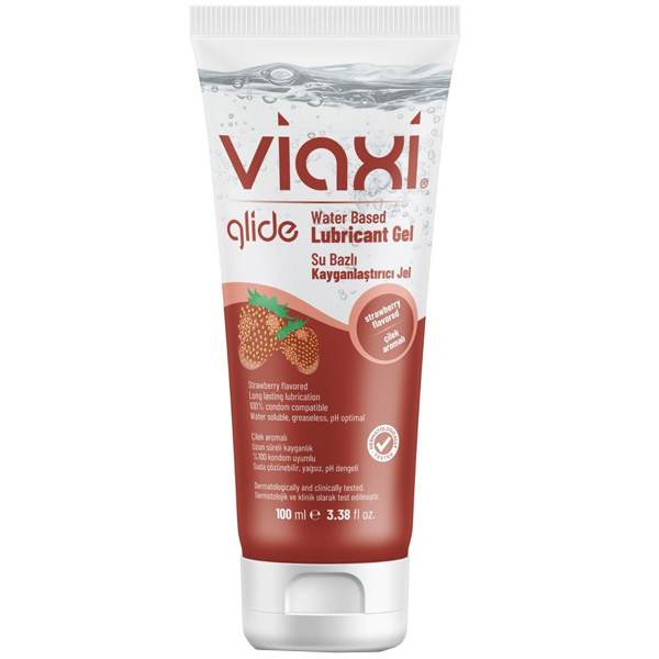 Viaxi Glide Гель-смазка со вкусом клубники 100 мл