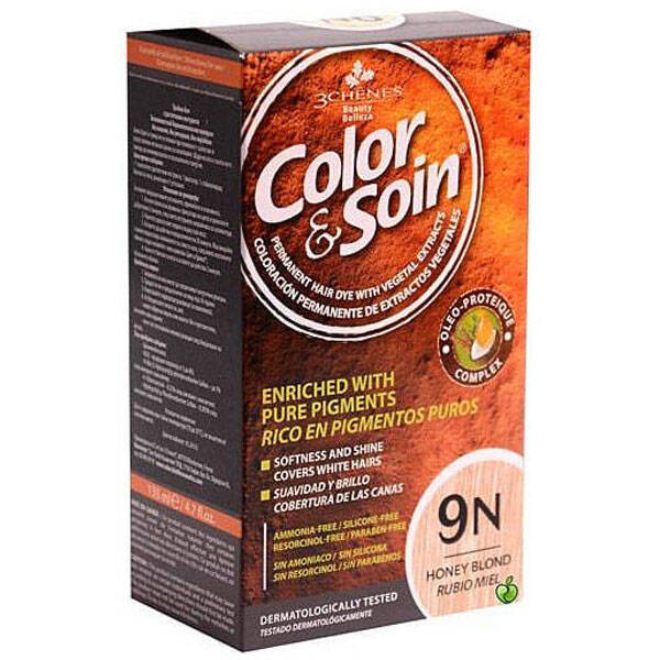 Краска для волос Colour Soin 9N Honey Blond медовая пенка