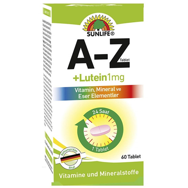 Sunlife A Z Витамин Лютеин 60 таблеток