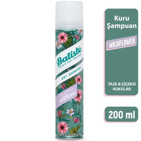 Batiste Wildflower Dry Shampoo Сухой шампунь 200 ML