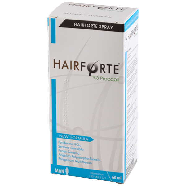 Hair Forte Men Spray 3% Procapil 60 ML Anti-Shedding Spray