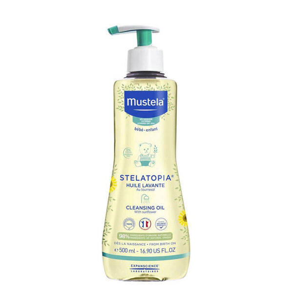 Mustela Stelatopia Очищающее масло 500 мл Очищающее масло для сухой кожи