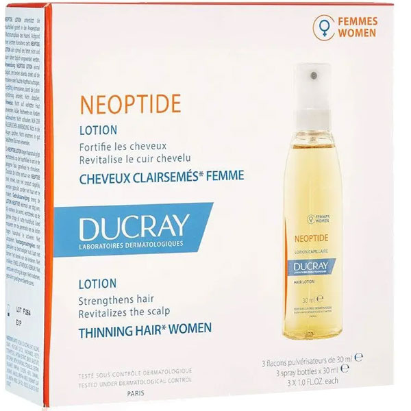 Ducray Neoptide Lotion Women 3x30 ML Лосьон против линьки для женщин