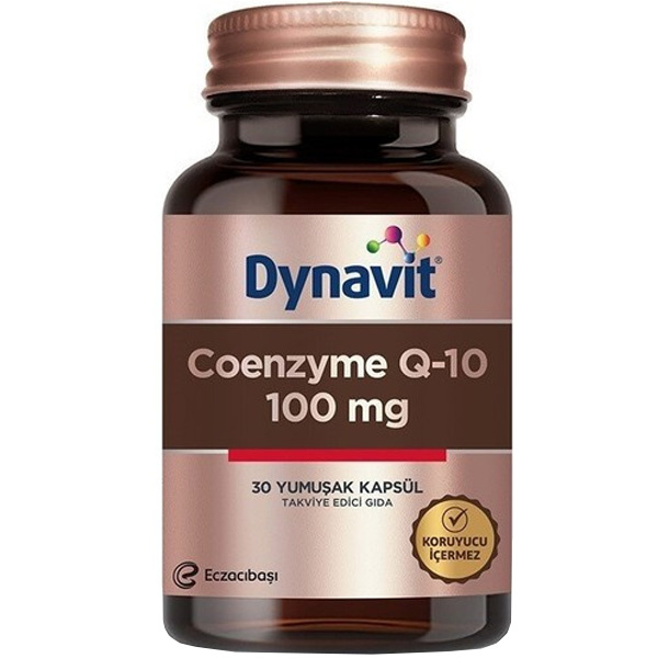 Dynavit Coenzyme Q10 100 мг 30 капсул Пищевая добавкаDynavit Coenzyme Q10 100 мг 30 капсул