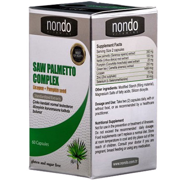 Nondo Vitamin Saw Palmetto Complex 60 капсул