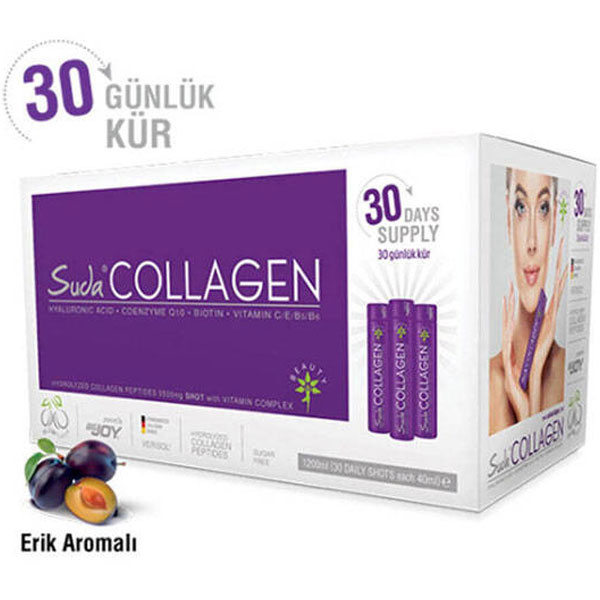 Suda Collagen со вкусом сливы 30x40 мл Коллагеновая добавка