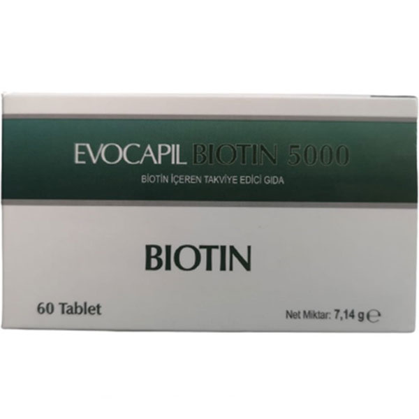 Эвокапил Биотин 5000 60 таблеток
