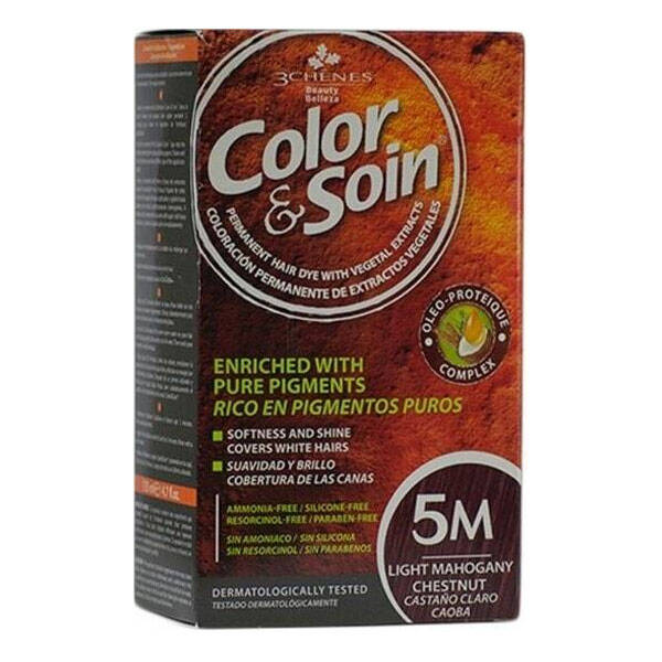 Краска для волос Colour Soin 5M Махагон Каштан Средний Магонани