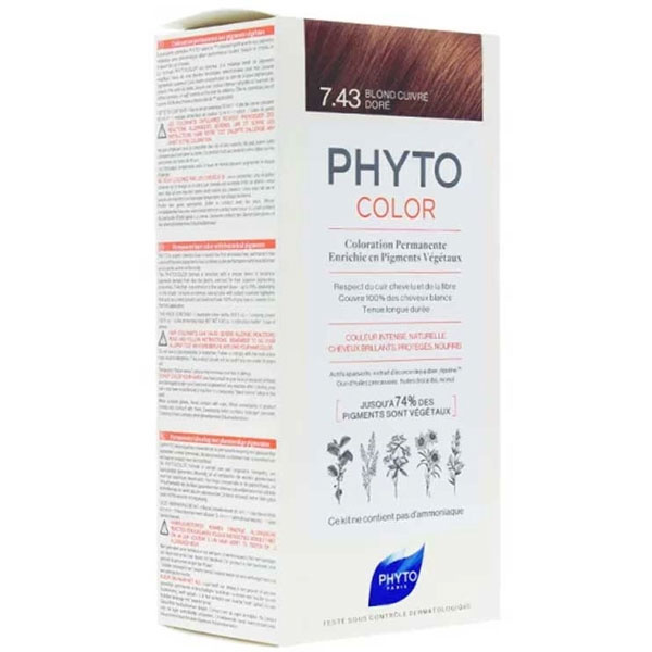 Phyto Phytocolor Травяная краска для волос 7.43 Auburn Copper Dore