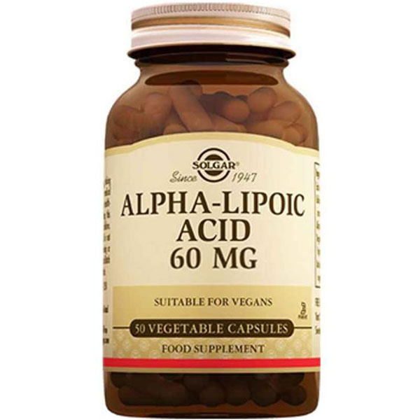 Солгар Альфа-липоевая кислота 60 мг 30 капсул Альфа-липоевая кислота добавка