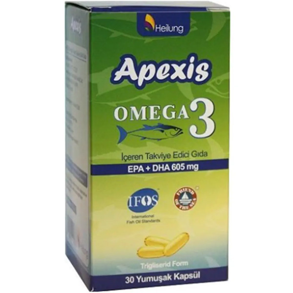 Apexis Omega 3 30 мягких капсул