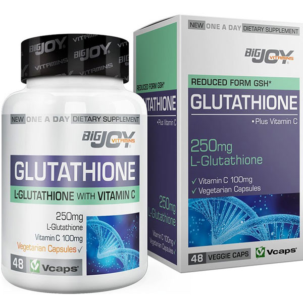 Bigjoy Glutathione 48 капсул добавка глутатиона