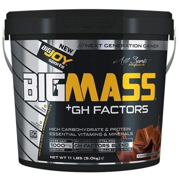 Bigjoy Sports BIGMASS Gainer GH FACTORS 5000 GR Аминокислоты со вкусом шоколада