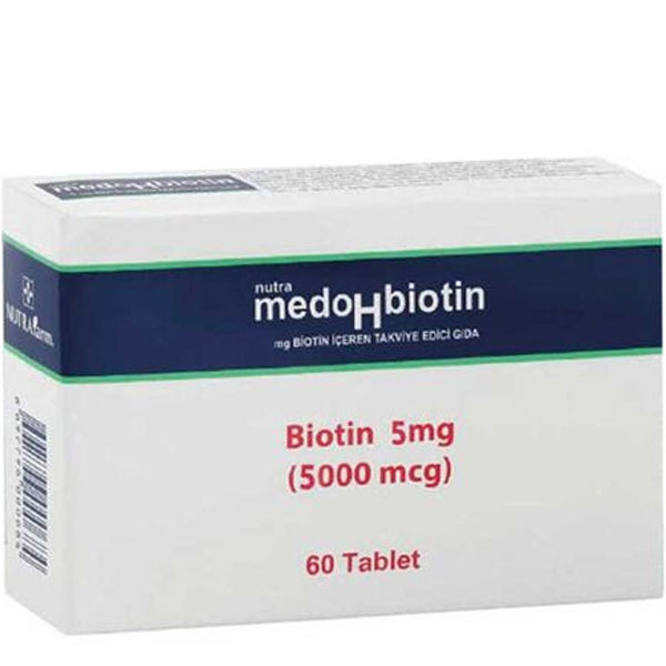 Dermoskin Medohbiotin Biotin 5 mg 60 Tablets Biotin Supplement