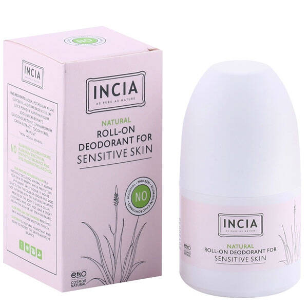 Incia Roll On Deodorant For Sensitive Skin 50 ML