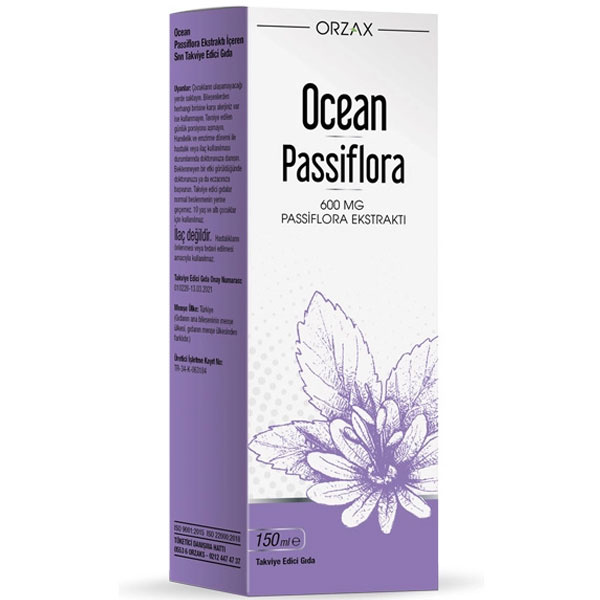 Orzax Ocean Passiflora Syrup 150 ML