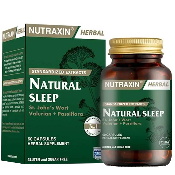 Nutraxin Herbal Natural Sleep 60 Kapsül