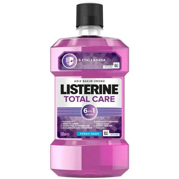 Listerine Total Care Mouthwash 500 мл 6 эффектов в 1