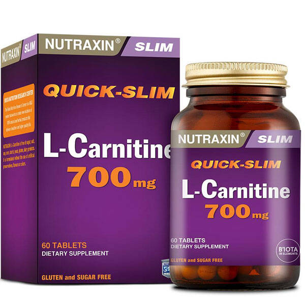 Nutraxin Quick Slim L Carnitine 700 мг 60 капсул Пищевая добавка
