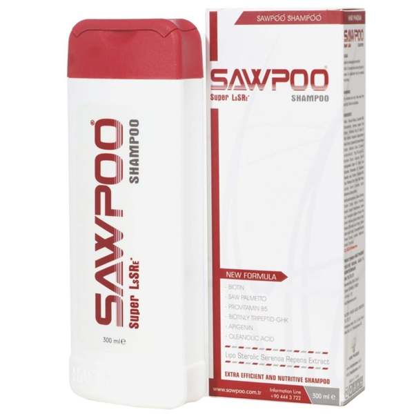 Sawpoo Shampoo 300 ML Шампунь против линьки