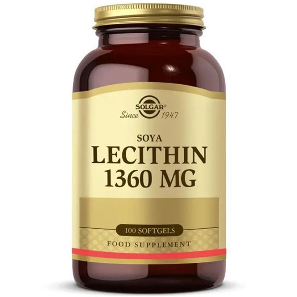 Солгар Лецитин 1360 мг 100 таблеток