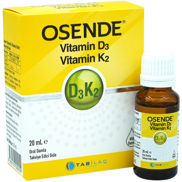 Osende Vitamin D3K2 Drops 20 ml D3 и K2 витаминная добавка