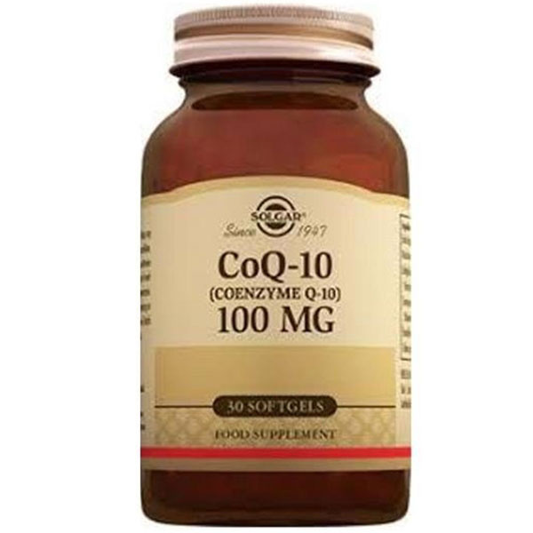 Solgar Коэнзим Q10 100 мг 30 капсул Добавка Коэнзим Q10