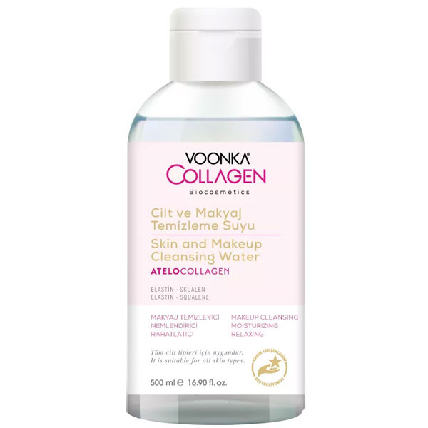 Voonka Biocosmetics Atelocollagen Skin and Make-up Cleansing Water 500 ML