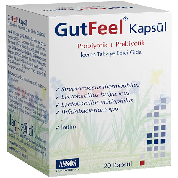 Gut Feel Пробиотик Пребиотик 20 капсул Пробиотическая добавка