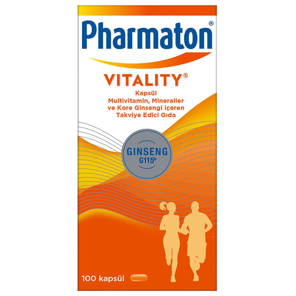 Pharmaton Vitality 100 Kapsül Gıda Takviyesi