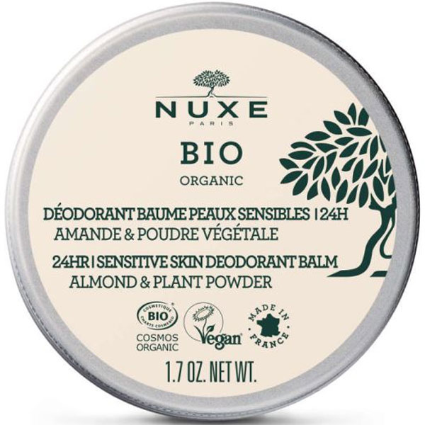 Nuxe Bio Organic 24 Hour Balm Deodorant 50 g Для чувствительной кожи