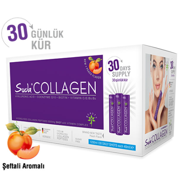 Suda Collagen Коллаген со вкусом персика 30 x 40 мл