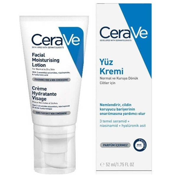 Cerave Увлажняющий лосьон для лица 52 мл Увлажняющий лосьон для лица 52 мл