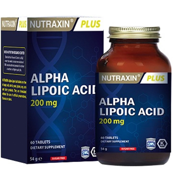 Nutraxin Альфа-липоевая кислота 200 мг 60 таблеток Пищевая добавка