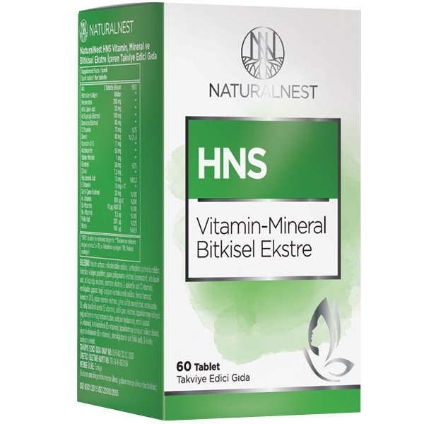 Naturalnest HNS Витаминно-минеральный биткисель Экстре 60 таблеток