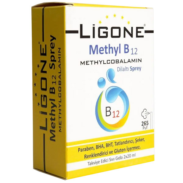 Лигон Метил B12 метилкобаламин сублингвальный спрей 2х20 мл