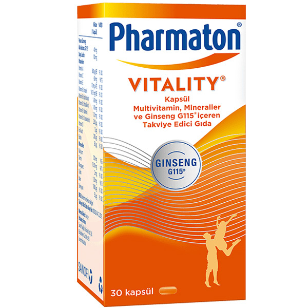 Pharmaton Vitality 30 капсул мультивитамин