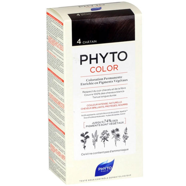 Phyto Phytocolor Травяная краска для волос 4 каштан