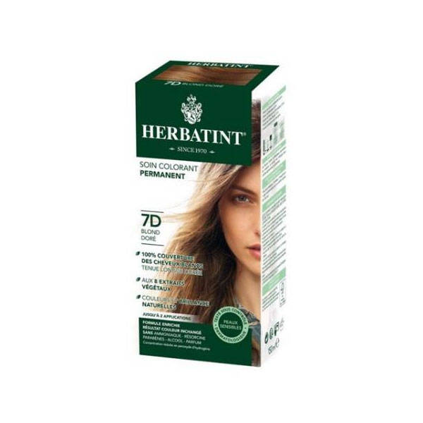 Herbatint Краска для волос 7D Золотой блондин