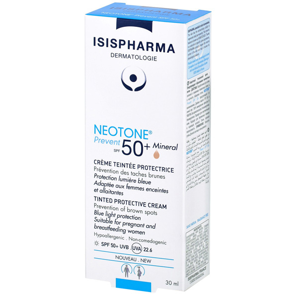 Isispharma Neotone Prevent Tinted SPF50 30 ML тонированный солнцезащитный крем