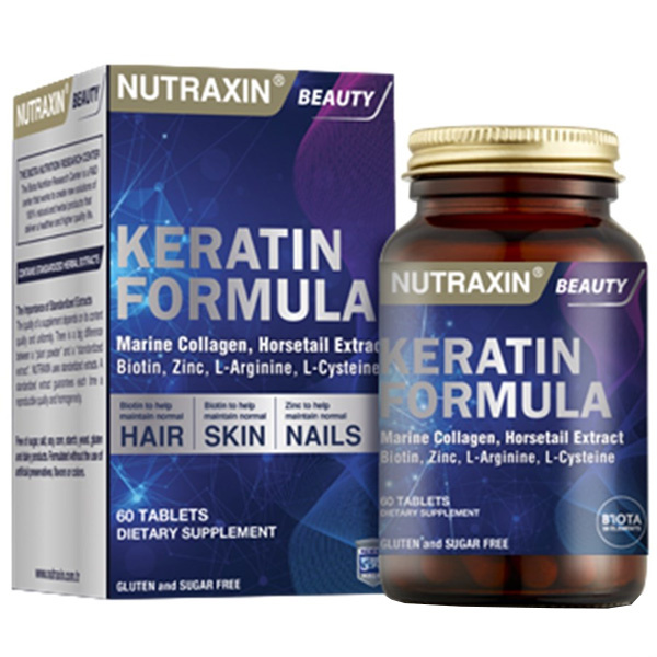 Nutraxin Keratin Formula 60 таблеток Пищевая добавка
