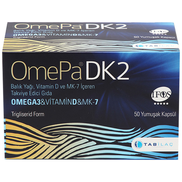 Omepa DK2 Omega 3 50 мягких капсул добавка рыбьего жира