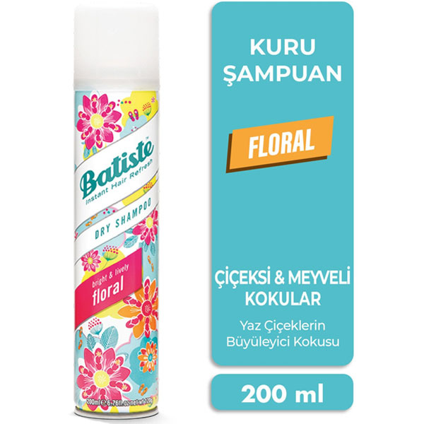 Batiste Floral Dry Shampoo Сухой шампунь 200 ML