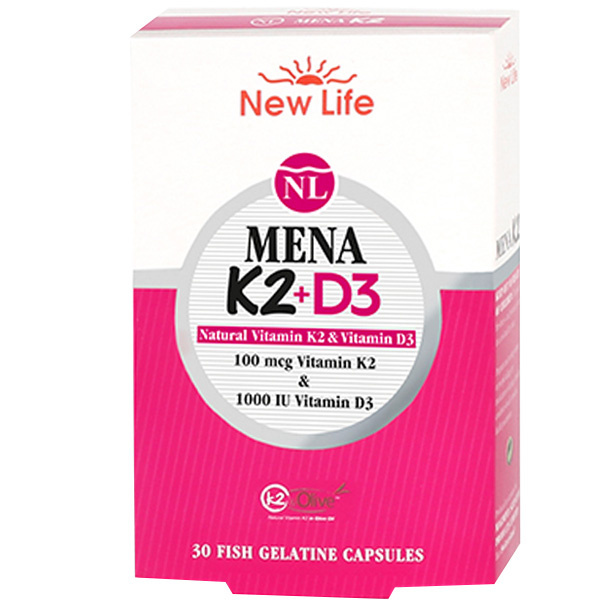New Life Mena K2D3 30 капсул